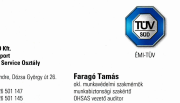 ÉMI-TÜV SÜD_OHSAS Vezető auditor_névjegy_Faragó Tamás